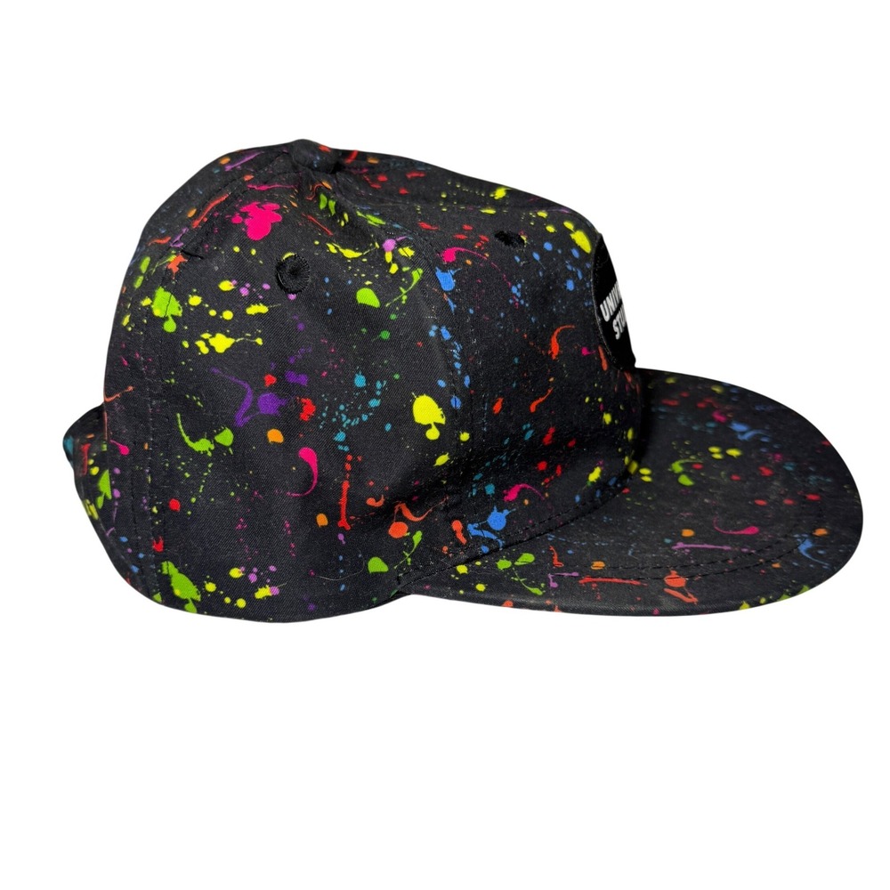 Universal Studios Black Multicolor Splatter Paint… - image 2